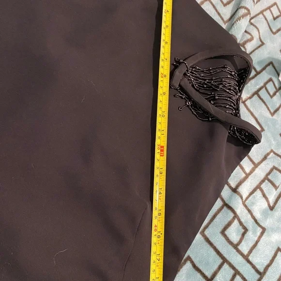 JUST REDUCED! Beautiful NWT black Evening Dress by Evan Picone - Picture 7 of 9